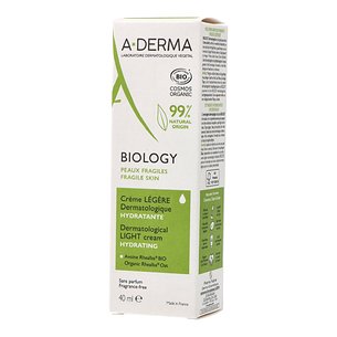 Aderma Biology Light Creme Hidratante Dermatológico 40 ml