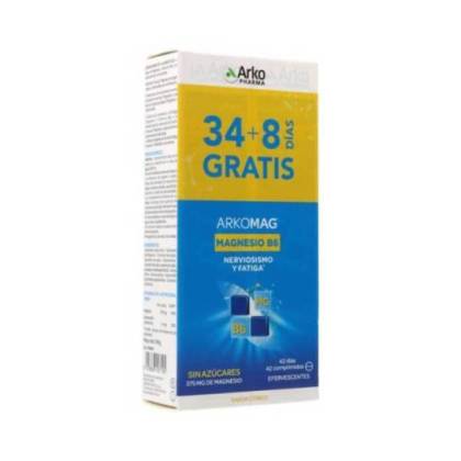 Arkomag Magnésio + Vitamina B6 2x 21 Comprimidos Promo