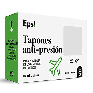 Tampões anti-pressão EPS 2 unidades tamanho S