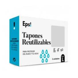 Tapones De Silicona Reutilizables Eps! 2 Unidades Talla L