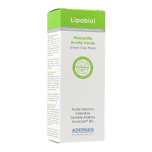 Adergen Lipobiol Mascarilla Arcilla Verde 100 ml