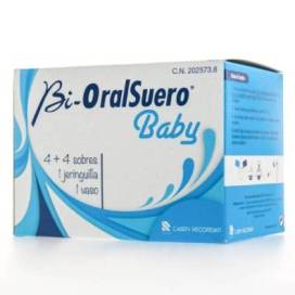 Bi-oralsuero Baby 4+4 Beutel 1 Becher 1 Spritze