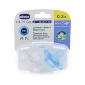 Chicco Physioforma Pacifier 0-2m Blue And White 2 Units