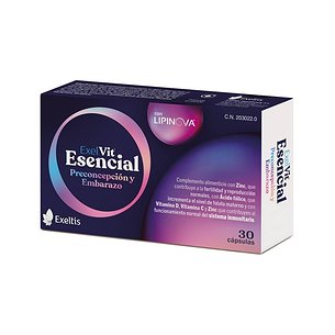 Exelvit Esencial 30 Caps Preconcepcion Y Embarazo