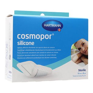 Cosmopor Silicone Sterile Dressing 10 Cm X 8 Cm 5