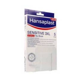 Hansaplast Sensitive 3xl 15x10 Cm 5 Uds