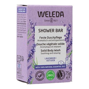 Weleda Shower Bar Lavanda Vetiver Jabon Solido 7