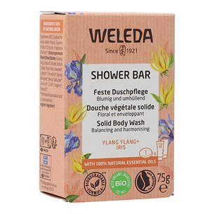 Weleda Shower Bar Sabonete Sólido Ylang Ylang Iris 