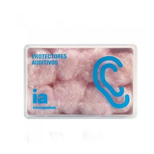 Interapothek Tampão de Ouvido Cera Algodão 8 unidades