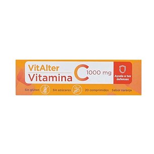 Vitalter Vitamina C 20 Comprimidos Sabor Laranja