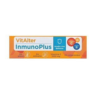 Vitalter Inmunoplus 20 Comp Sabor Laranja