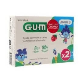 Gum Junior Gel Para Dentes 2x50 Ml Promo