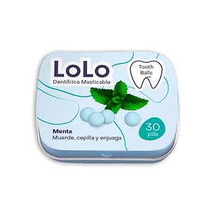 Lolo Tooth Balls Sabor Menta 30 Uds