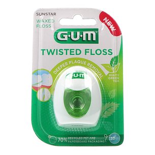 Gum 350 Twisted Floss Seda Con Cera 1 Ud 30 M