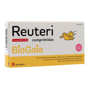 Reuteri Comprimidos 10 Comp Sabor Fresa