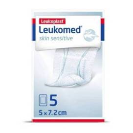 Leukomed Skin Sensitive 5cm X 7,2cm 5 Un