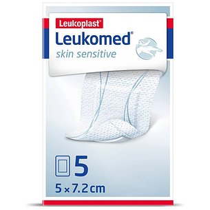Leukomed Skin Sensitive 5cmx7,2cm 5 Unidades