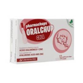 Pharmachups Oralchup 12 Pastilhas Para Chupar Sabor Cola