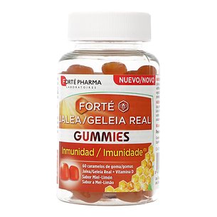 Forte Jalea Real Gummies 60 Caramelos De Goma Sabor Miel Limon
