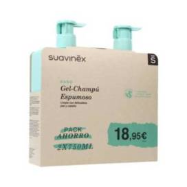 Suavinex Gel-champô Espumoso 2x750 Ml Promo