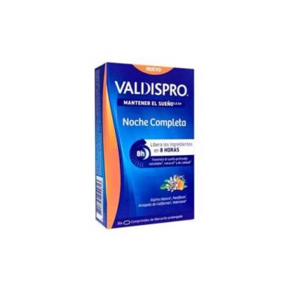 Valdispro Noche Completa 30 Comprimidos Liberacion Prolongada