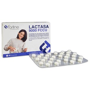 Farline Lactasa 9000 60 Comprimidos