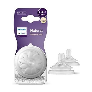 Tetina Avent Natural Response T3 Flujo Medio 1m 