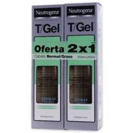 Neutrogena T-gel Shampoo Für Fettige Und Normale Haar 250 Ml