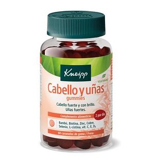 Kneipp Hair and Nails 60 Gomas Sabor Morango