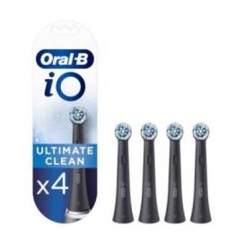 Cepillo Dental Electrico Recambio Oral-b Io Ultimate Clean 4 Cabezales Color Negro 