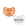 Chicco Physioforma Luxe Silicone Pacifier 6 - 16 Months 2 Units Orange/gray