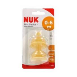 Nuk First Choice 2 Latex Teats 0-6m