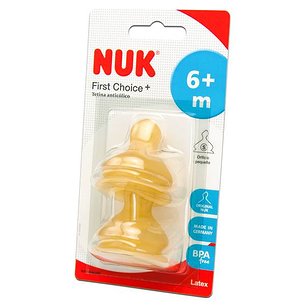 Nuk Fc Tetina Anticolico Latex Pequeño 6m 2 Uds