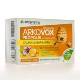 Arkovox Bienenhartz + Vitamin C Honig Und Zitrone Geschmack 24 Tableten