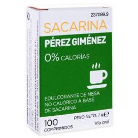 Edulcorante Perez Gimenez 100 Comprimidos