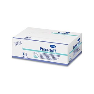 Luvas de látex sem pó Pehasoft tamanho grande 10