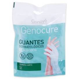 Genocure Short Cotton Gloves Size L 2 Units