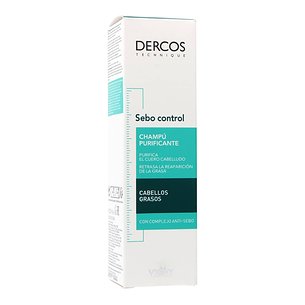 Vichy Dercos Champú Tratamiento Sebo Corrector 2