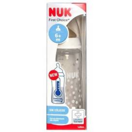Nuk Feeding Bottle Fc+ Pp Latex 2m +6m 300 Ml