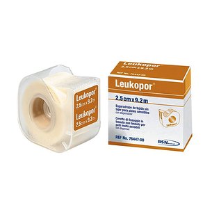 Fita adesiva de papel Leukopor Di 2,5cm 9,2