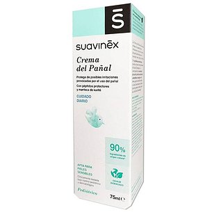 Creme de barreira para fraldas pediátricas Suavinex 75 ml