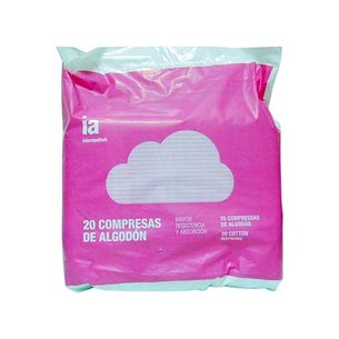 Discos de algodão Interapothek 20 unidades