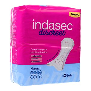 Indasec Discreet Normal 24 Uds