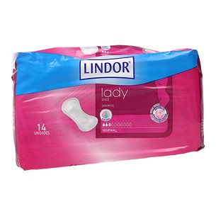 Lindor Premium Lady Pad 3 Gotas 14 Unidades