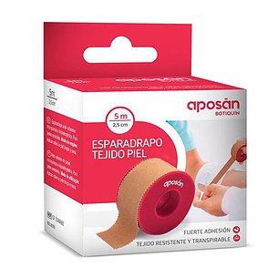 Fita Adesiva Tecido Aposan 5m X 25cm Cor Pele 1 Unidade