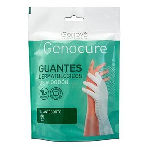 Luvas Genocure Curtas Algodão Tamanho M 2 Unidades
