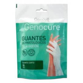 Genocure Short Cotton Gloves Size M 2 Units