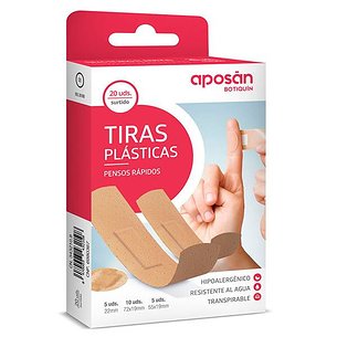 Aposan Aposito Adhesivo Plastico 4 Tamaños 30 Ud