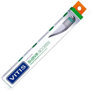 Escova de dentes macia Vitis Access para adultos