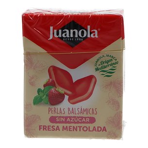 Juanola Perlas Fresa Mentolada 25 g